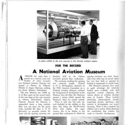 For the Record - A National Aviation Museum
