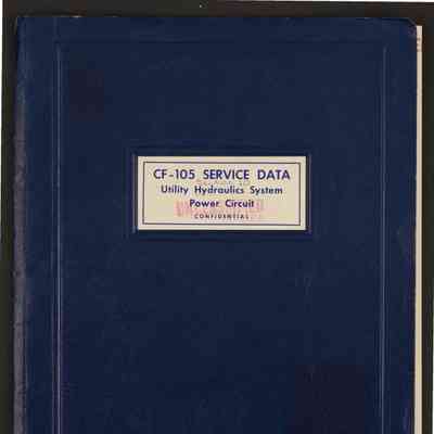 CF-105 service data. Section 20: Utility hydraulics system: power circuit
