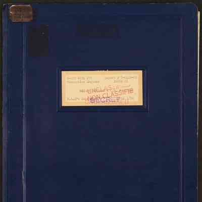 C-105 with J75 production engines: weight summary & C.G. position. / C-105 With J75 Engines as interim power plant Apr. 1/56 Report No. 7-0400-05 Issue 25