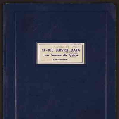 CF-105 service data. Section 19: Low pressure air system