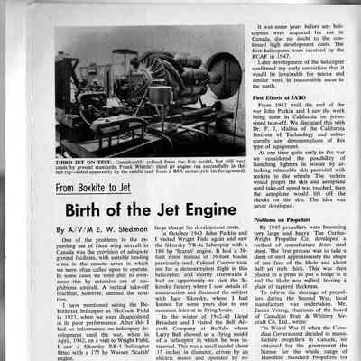 From Boxkite to Jet - Birth of the Jet Engine