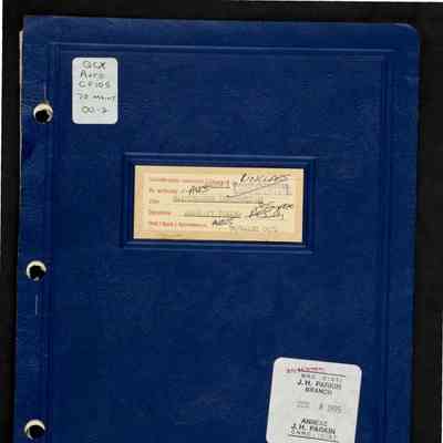 Arrow 1 maintenance instructions: aircraft towing Report No. 70/MAINT 00/2