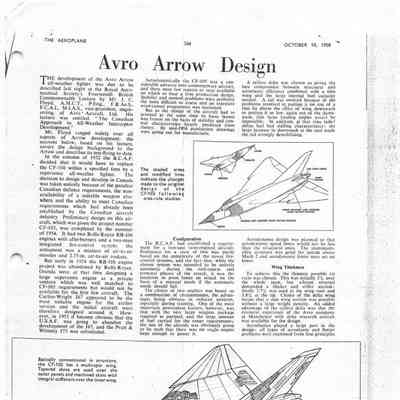 Avro Arrow Design