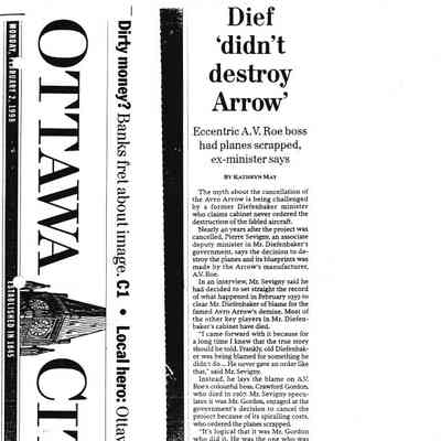 Dief didn't destroy Arrow
