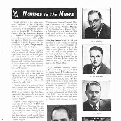 Names in the news - Mar 1950