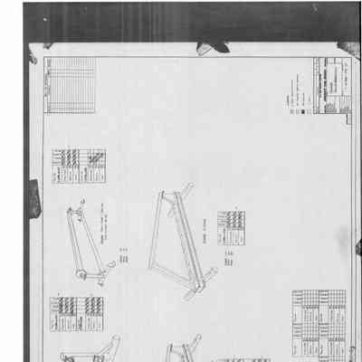 rudder tooling breakdown, Drawing 7-0184-PE-11