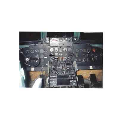 Color Photo of Avro Jetliner Flight Deck