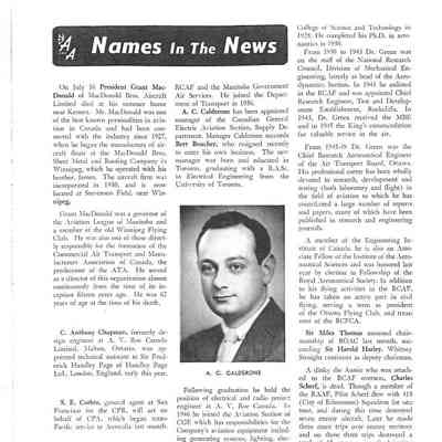 Names in the News - Aug 1949