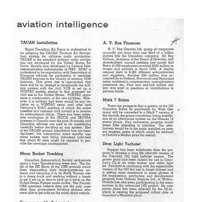Aviation Intelligence - Nov 1958