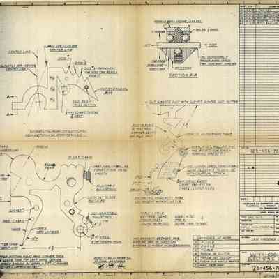 Clever Spoof Blueprint of Water-Cooled Electronic Gloop - Part No. 123-456-789 1/2