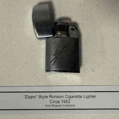 Orenda Cigarette Lighter circa 1952; zippo style; produced by Ronson in Toronto Canada