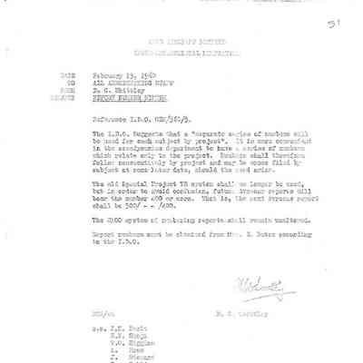 Report Number System