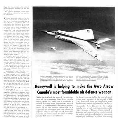Honeywell is helping to make the Avro Arrow Canada's most formidable air defence weapon
