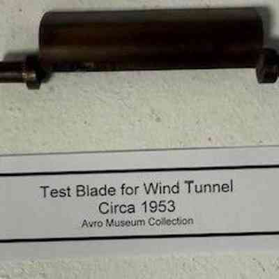 Test Blade for Wind Tunnel (Turbine? Blade) circa 1953