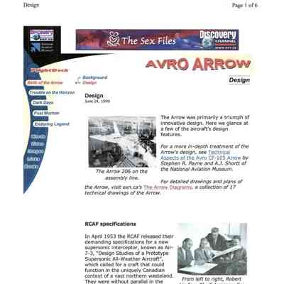 Avro Arrow - Design