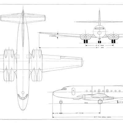 G/A C-102 Jetliner - Drawing B 30001