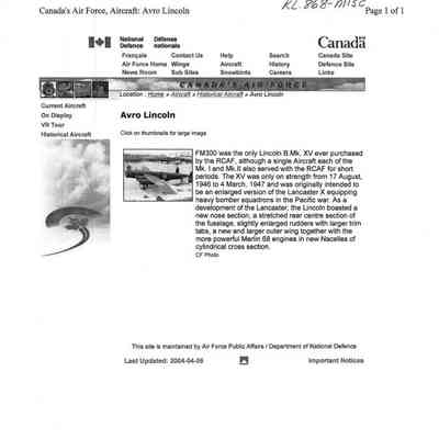 Avro Lincoln DND