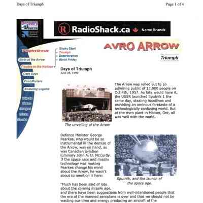 Avro Arrow - Triumph