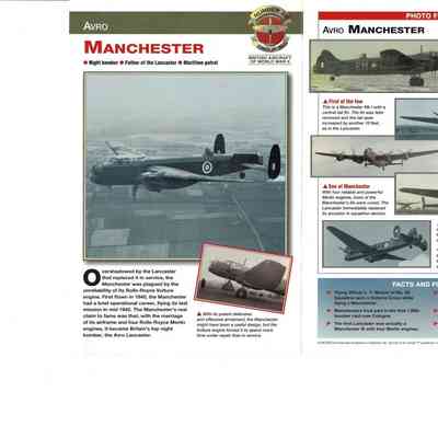 Avro Manchester booklet