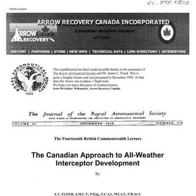 The Canadian Approach to All-Weather Interceptor Development - the 14th British Commonweath Leacture