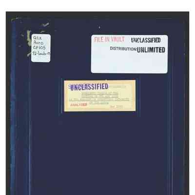 Documents tabled at the meeting on 8th, May 1958 on the subject of structural integrity of the Arrow