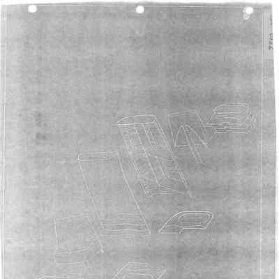 C105 Nose Section Fuselage 1/2 Shell & Nacelle Assy, Drawing 7-1052-PE22