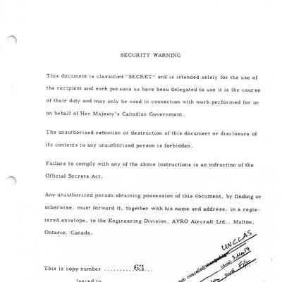 Arrow 2 Electrical Systems; report 72/Systems 11/27