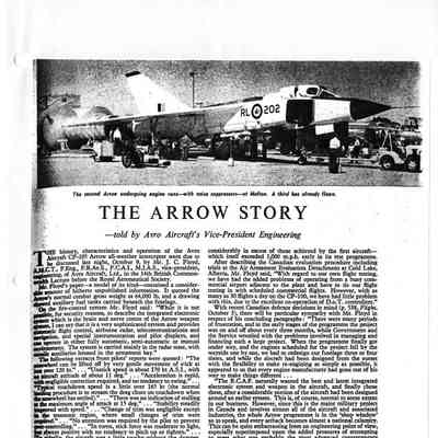 The Arrow Story - told by Avro Aircraft's Vice-President Engineering