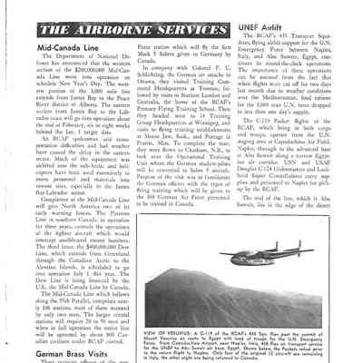 The Airborne Services - Jan 1957