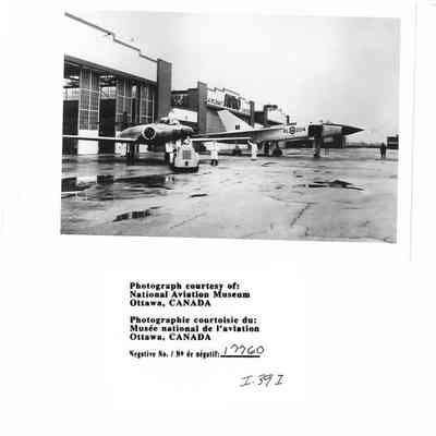 Arrow 204 and a CF-100 on apron