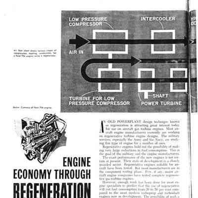 Engine Economy Through Regeneration