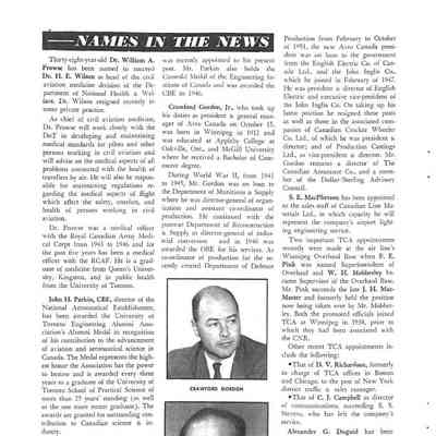 Names in the news - Dec 1951