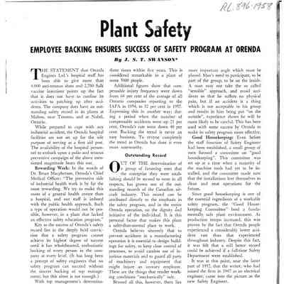 Plant Safety