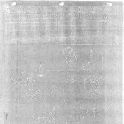 Rear Fuse & Control Surf-Titanium Content, Drawing 7-0159-PE-12, Sheet 1 of 2