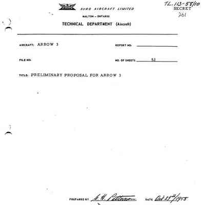 Preliminary Proposal for Arrow 3