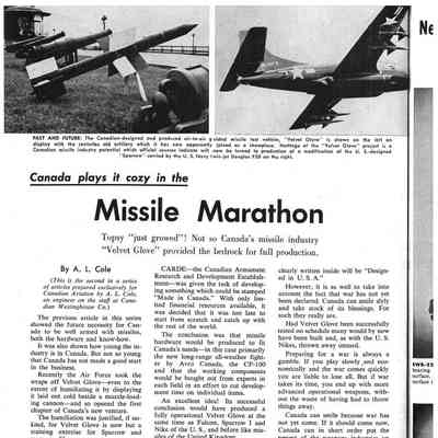 Canada plays it cozy in the Missile marathon