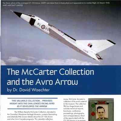 The McCarter collection and the Avro Arrow