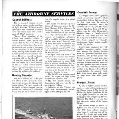 The Airborne Services - May 1957