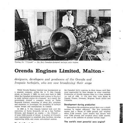 Orenda Engines Limited, Malton