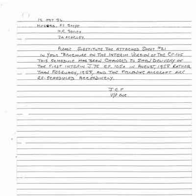 JCF letter to Smye, Smith and Morley