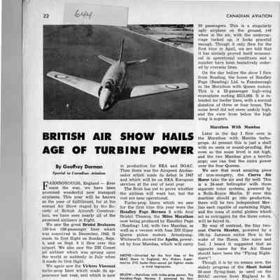 British Air show hails age of turbine power