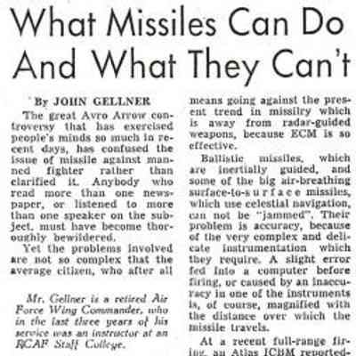 What Missiles Can Do and What They Can't