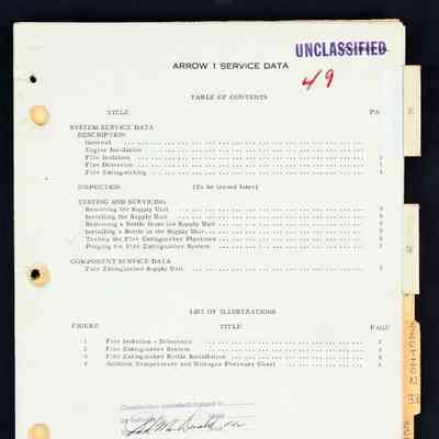 Arrow 1 service data (starts at section 27)