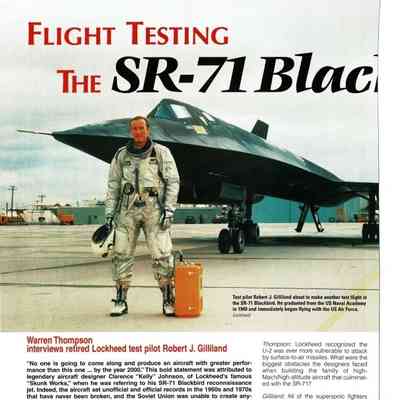 Flight testing the SR-71 Blackbird
