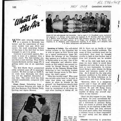 What's in the air - May 1948