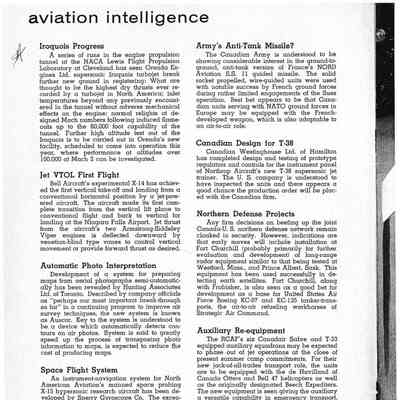 Aviation Intelligence - Jul 1958