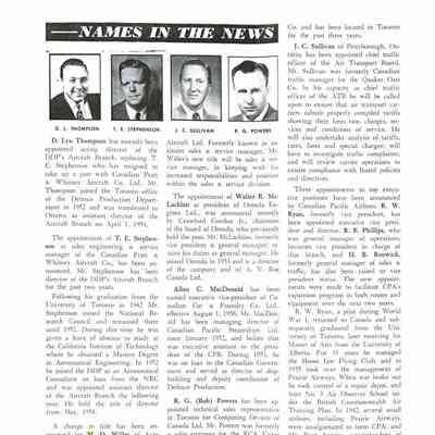 Names in the News - Aug 1956