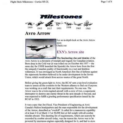 Avro Arrow, the fascinating rise and demise