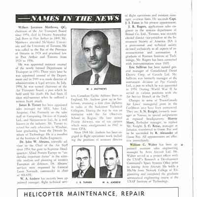 Names in the News - Oct 1958