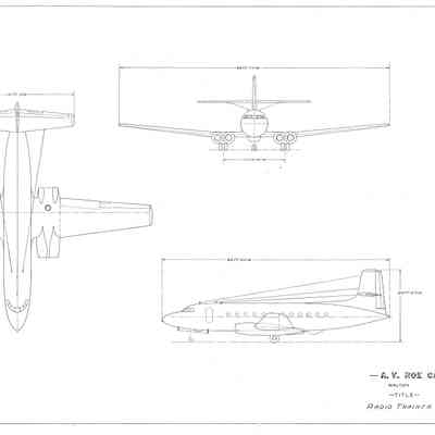 Radio Trainer C-102 - drawing SK-20051